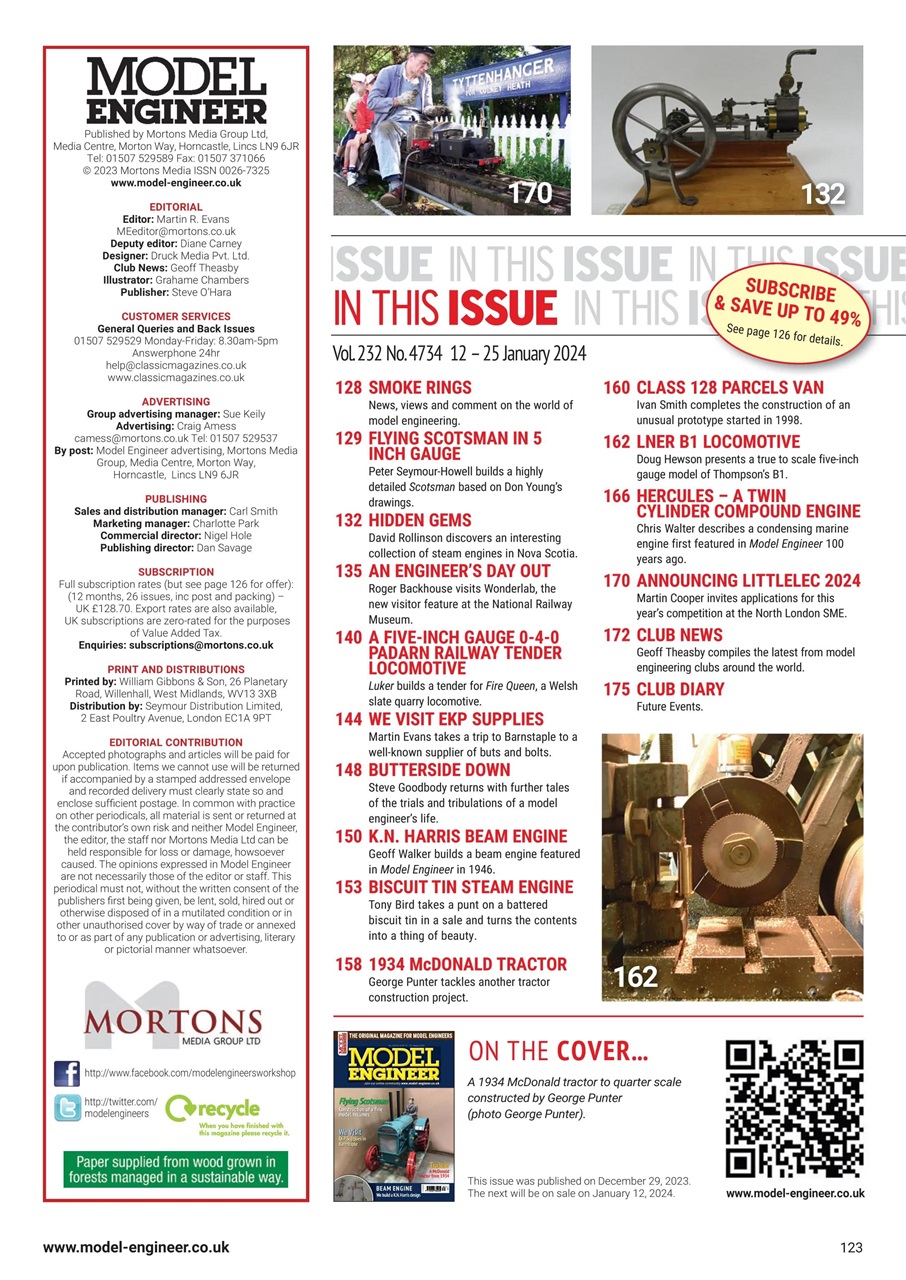 Model Engineer Preview Pages