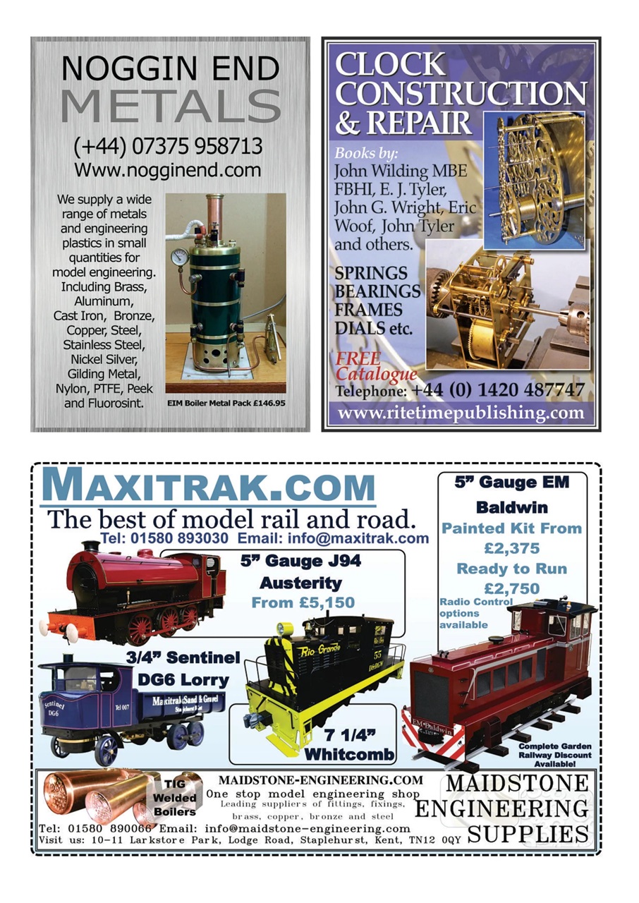 Model Engineer Preview Pages