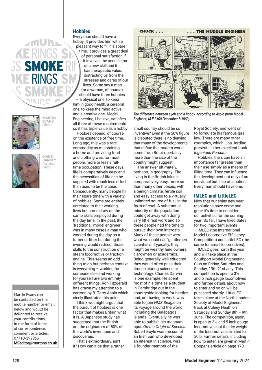 Model Engineer Preview Pages