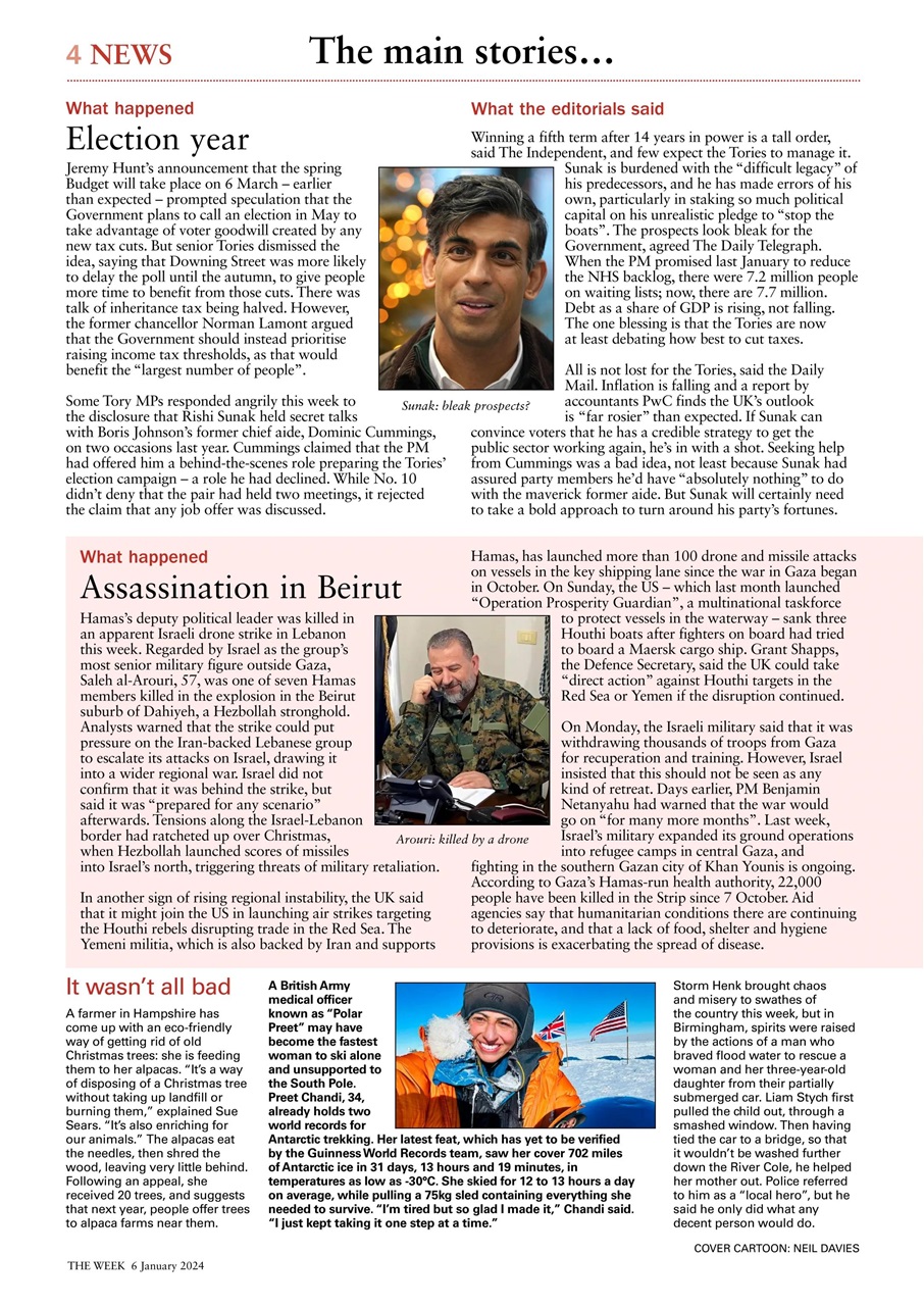 The Week Preview Pages