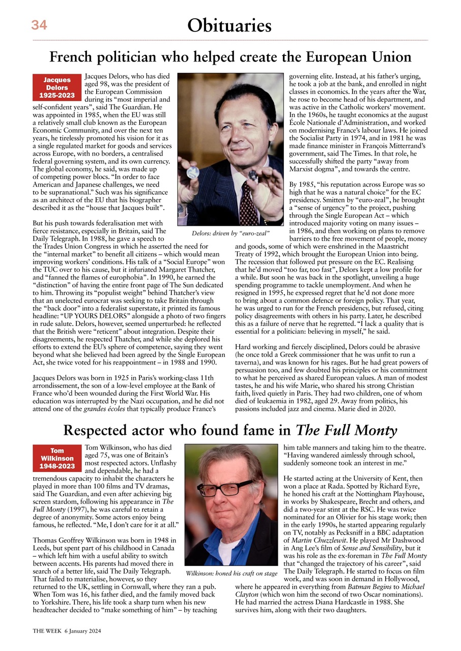 The Week Preview Pages