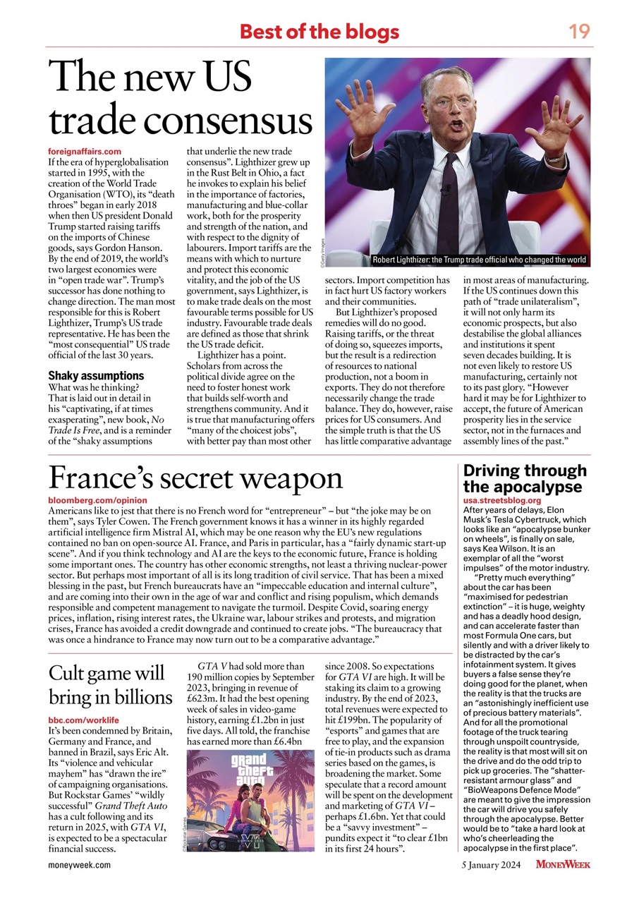 MoneyWeek Preview Pages