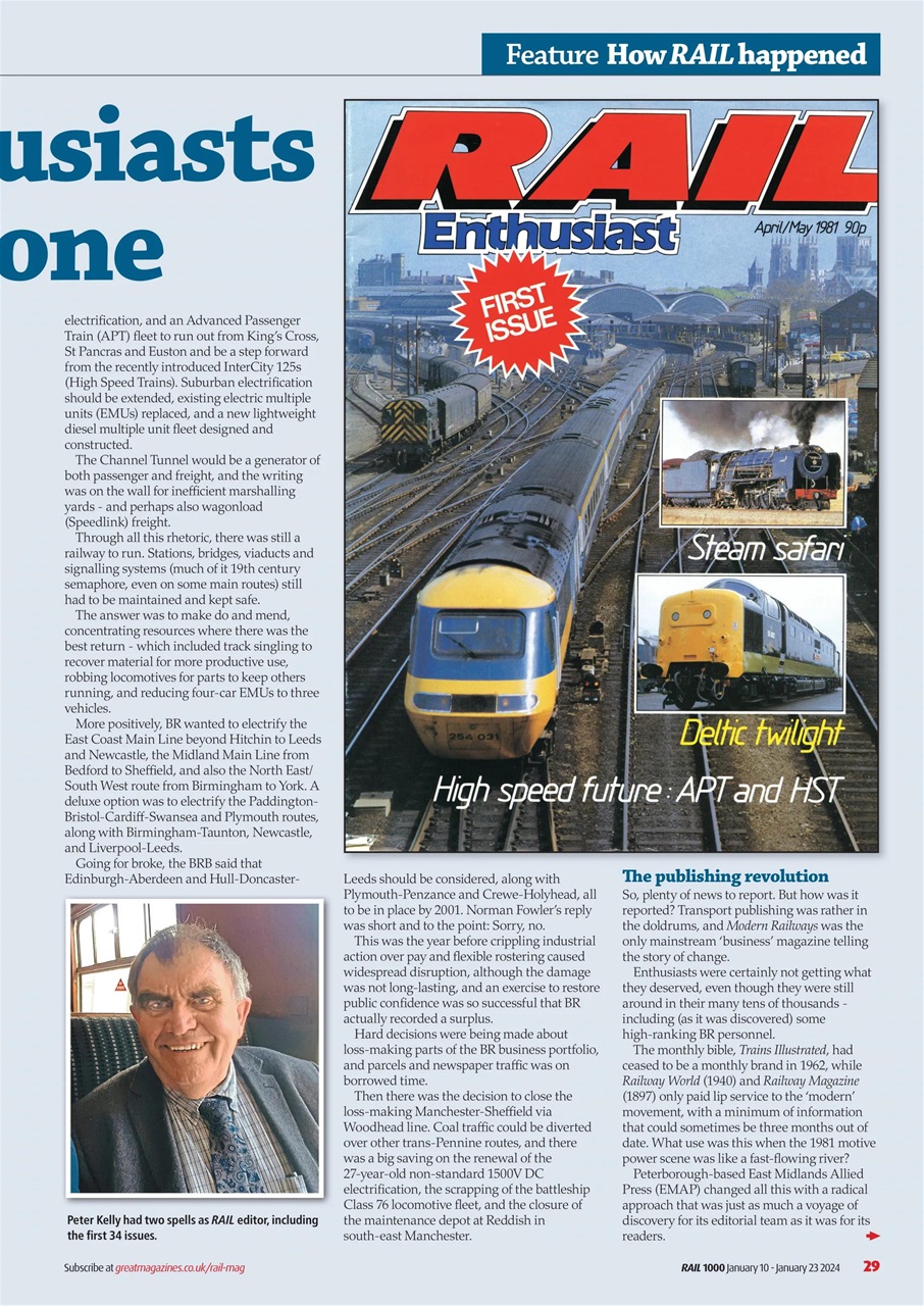 Rail Preview Pages