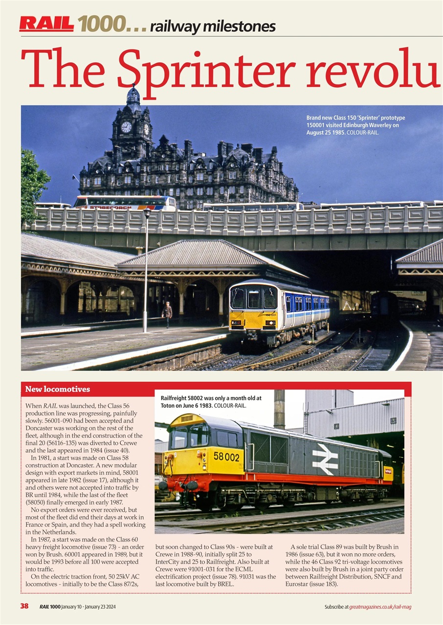 Rail Preview Pages
