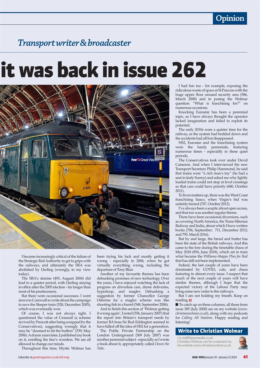 Rail Preview Pages