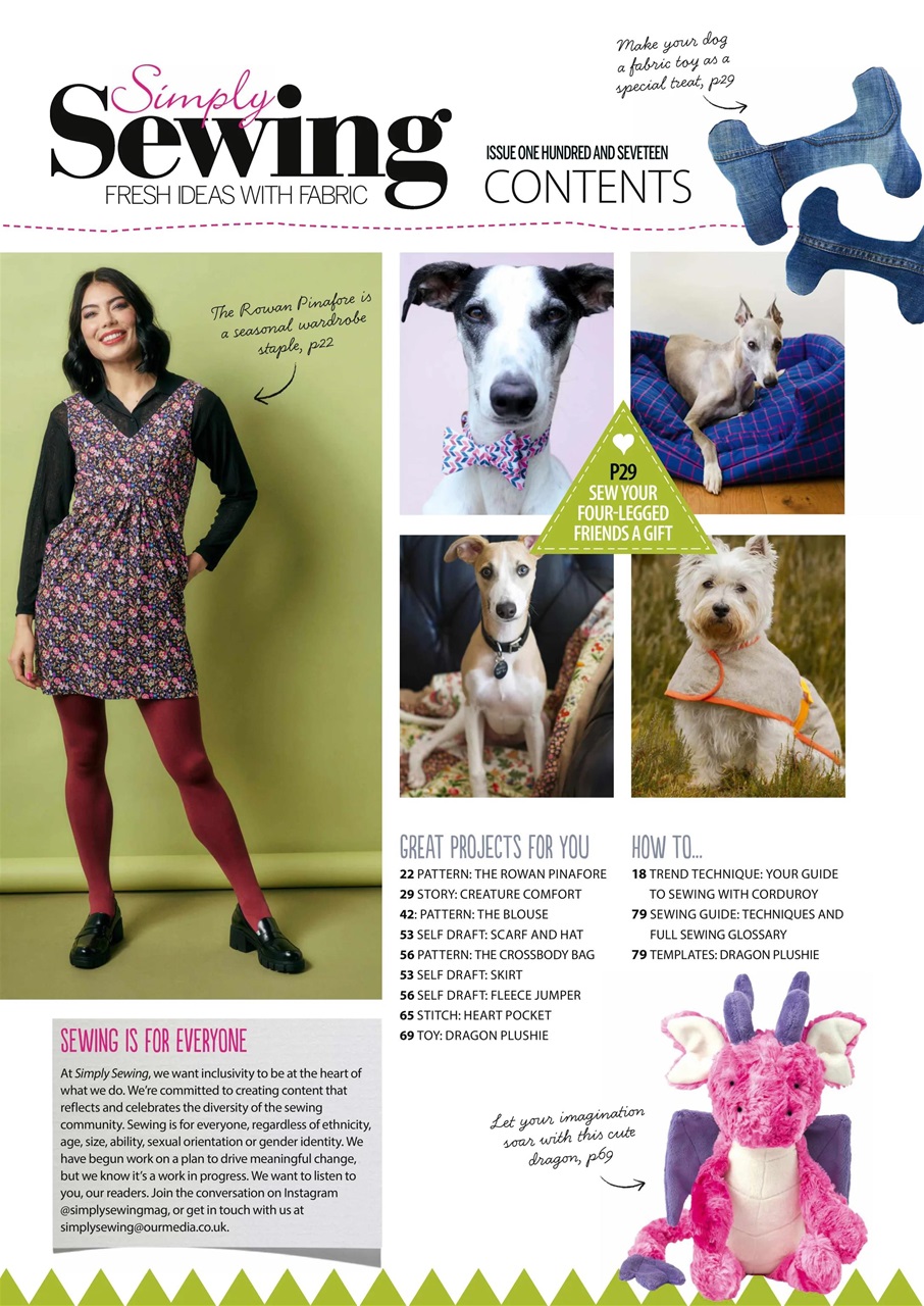 Simply Sewing Preview Pages