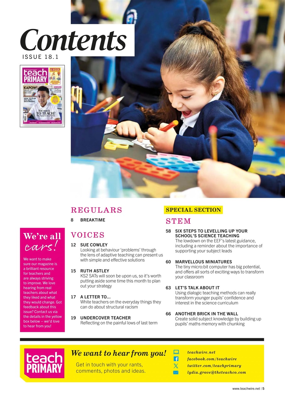 Teach Primary Preview Pages