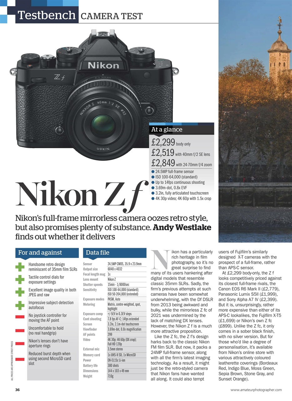 Amateur Photographer Preview Pages