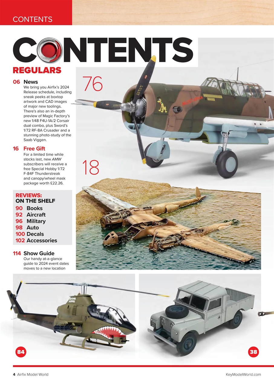 Airfix Model World Preview Pages