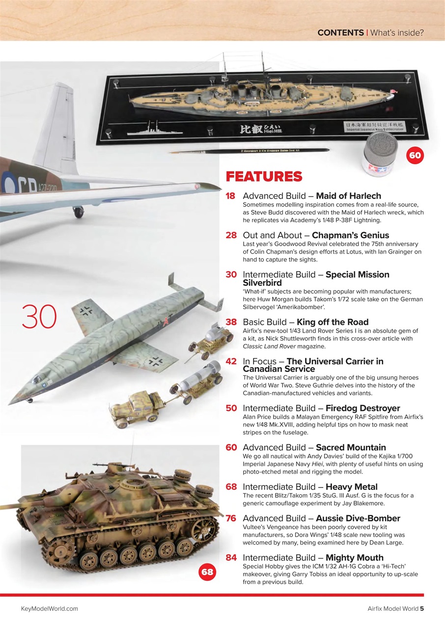 Airfix Model World Preview Pages