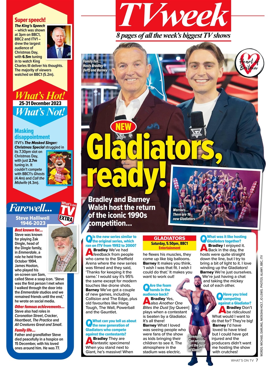 What's on TV Preview Pages
