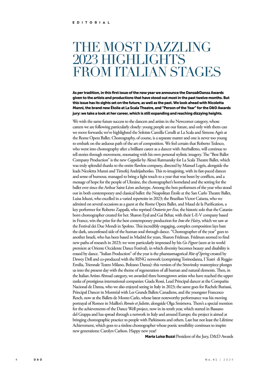 DANZA&DANZA International Preview Pages