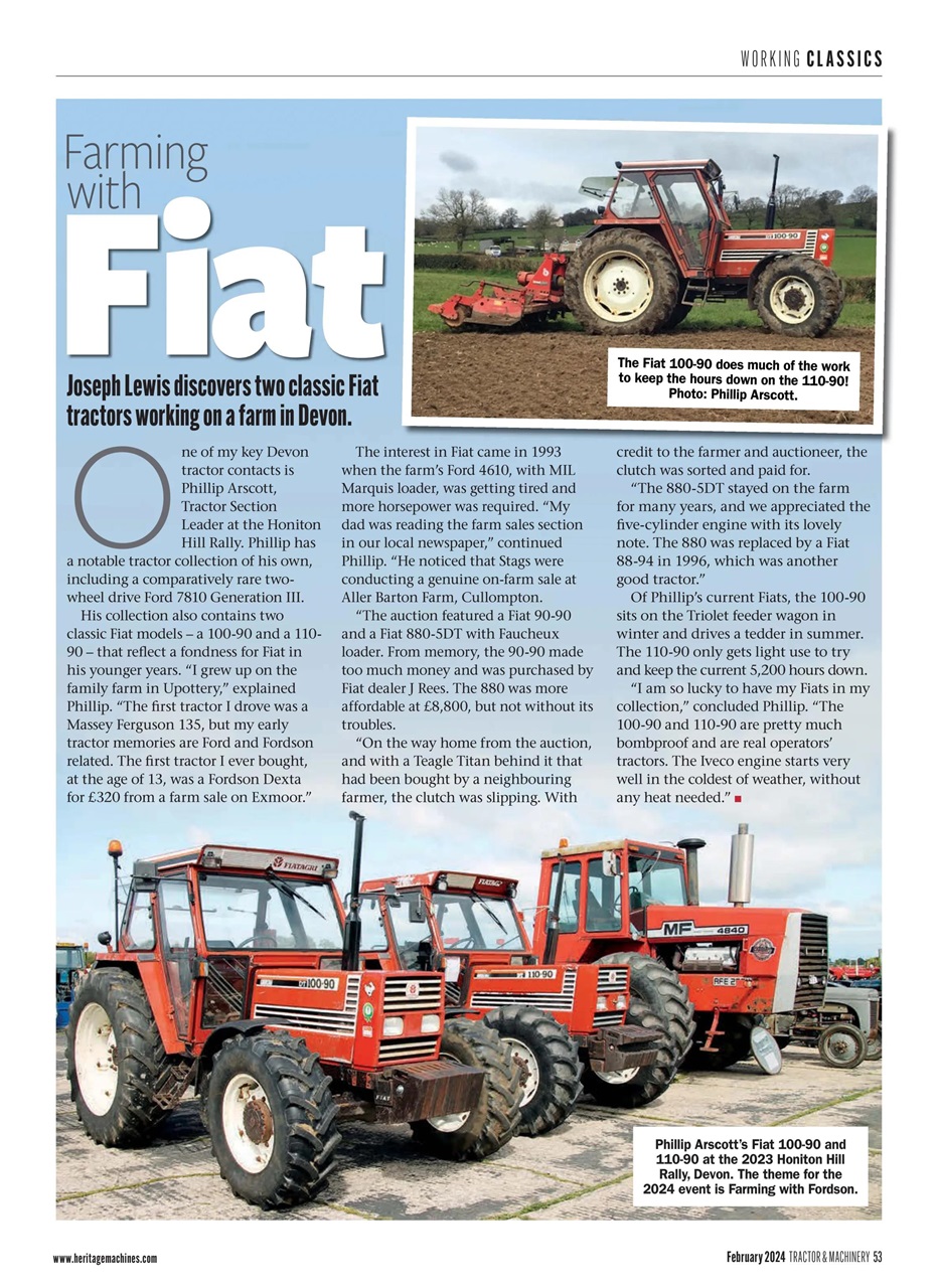 Tractor & Machinery Preview Pages
