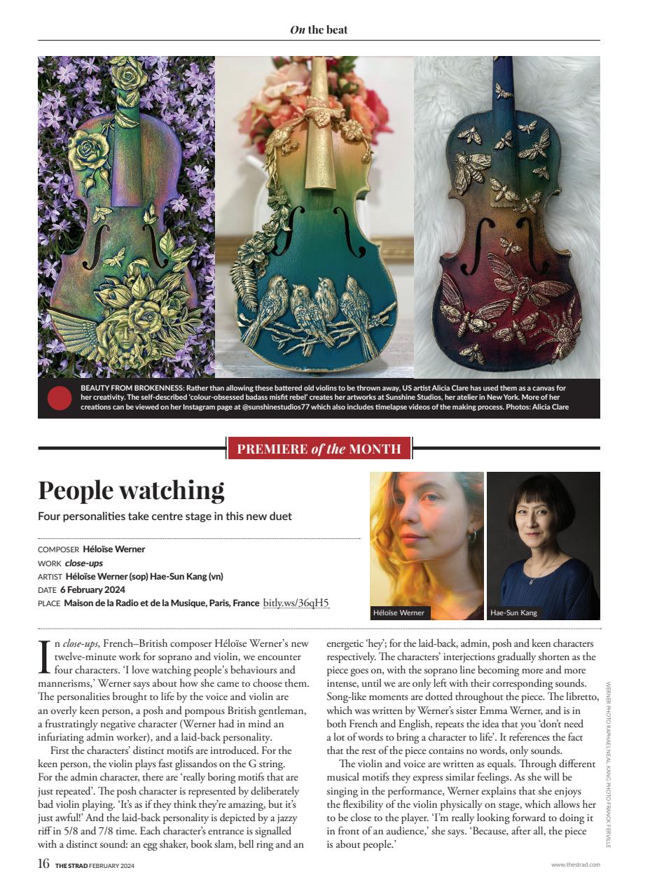 The Strad Preview Pages