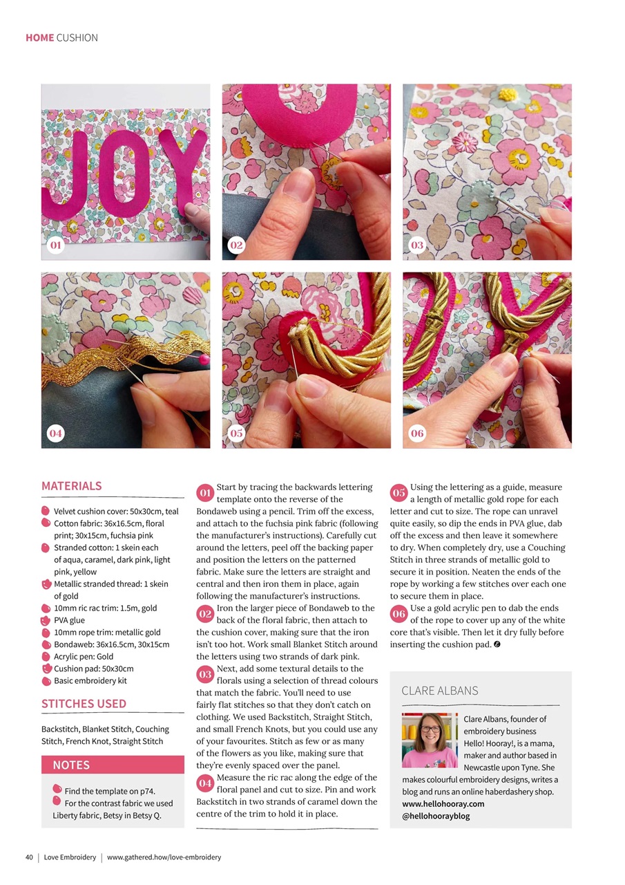 Love Embroidery Preview Pages