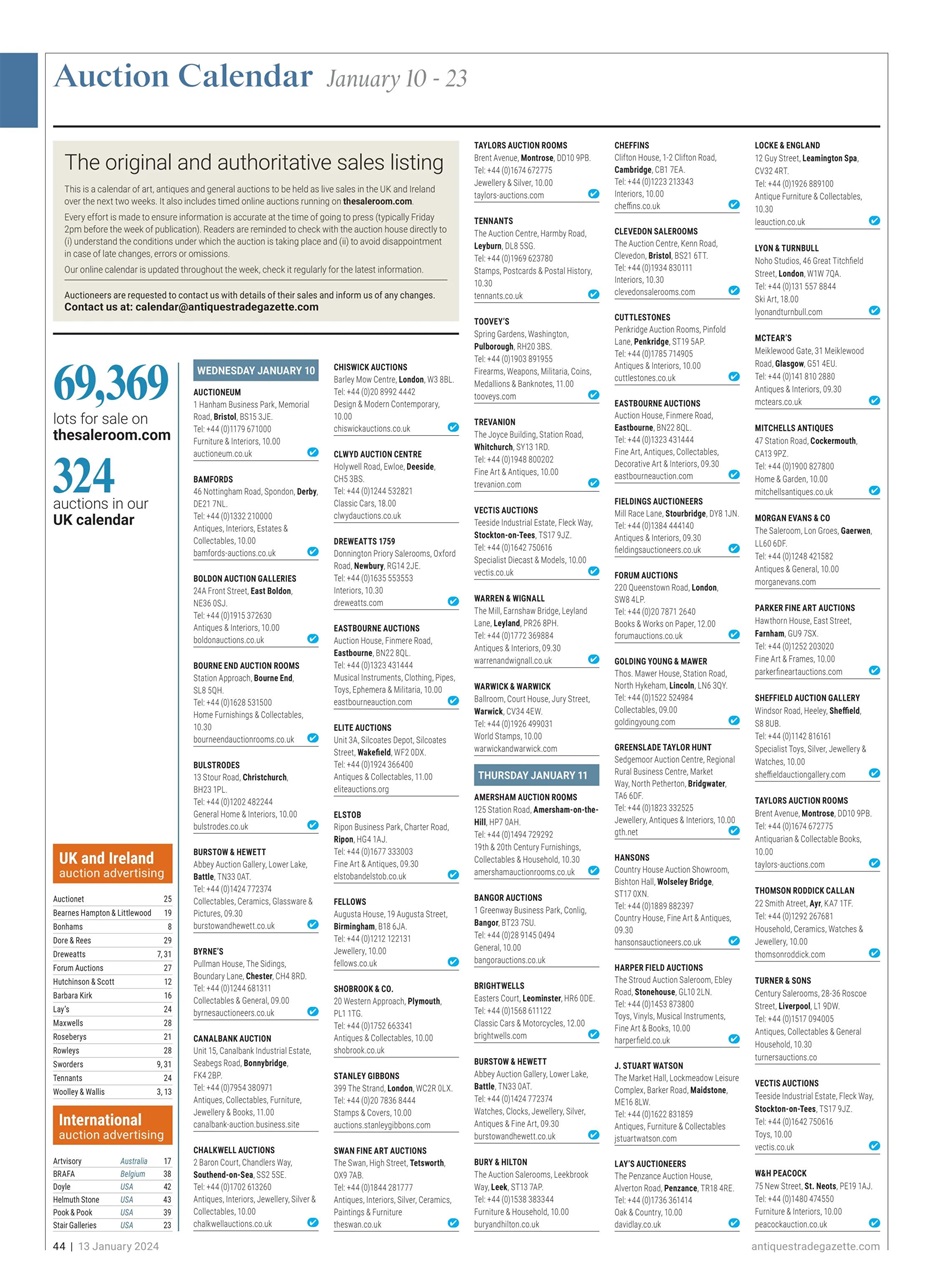 Antiques Trade Gazette Preview Pages