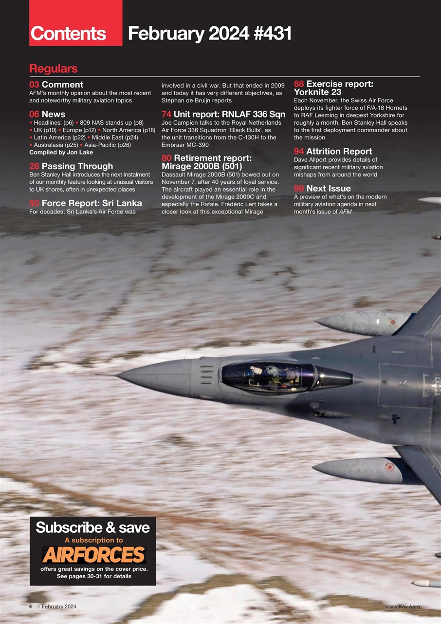 AirForces Monthly Preview Pages