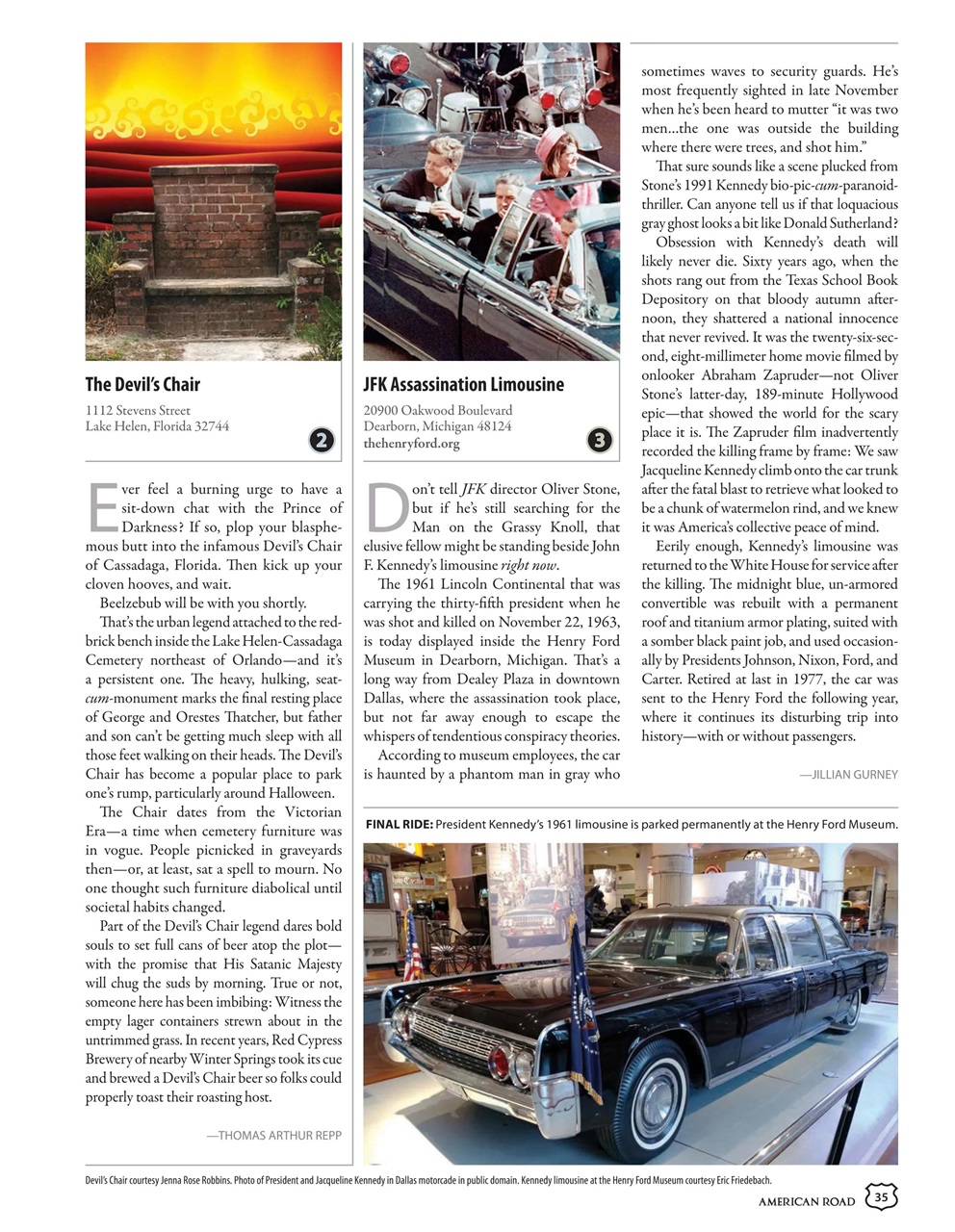 American Road Preview Pages