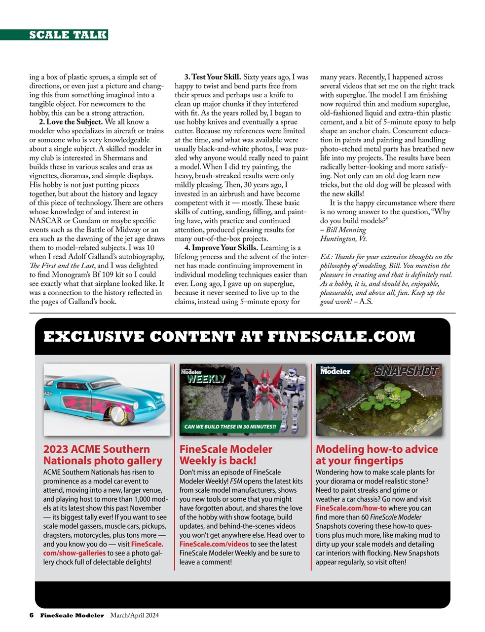 FineScale Modeler Preview Pages