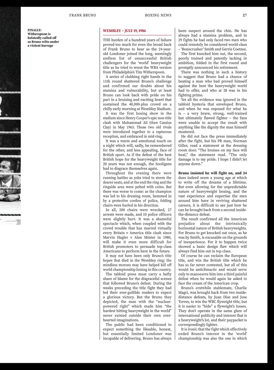 Boxing News Presents Preview Pages