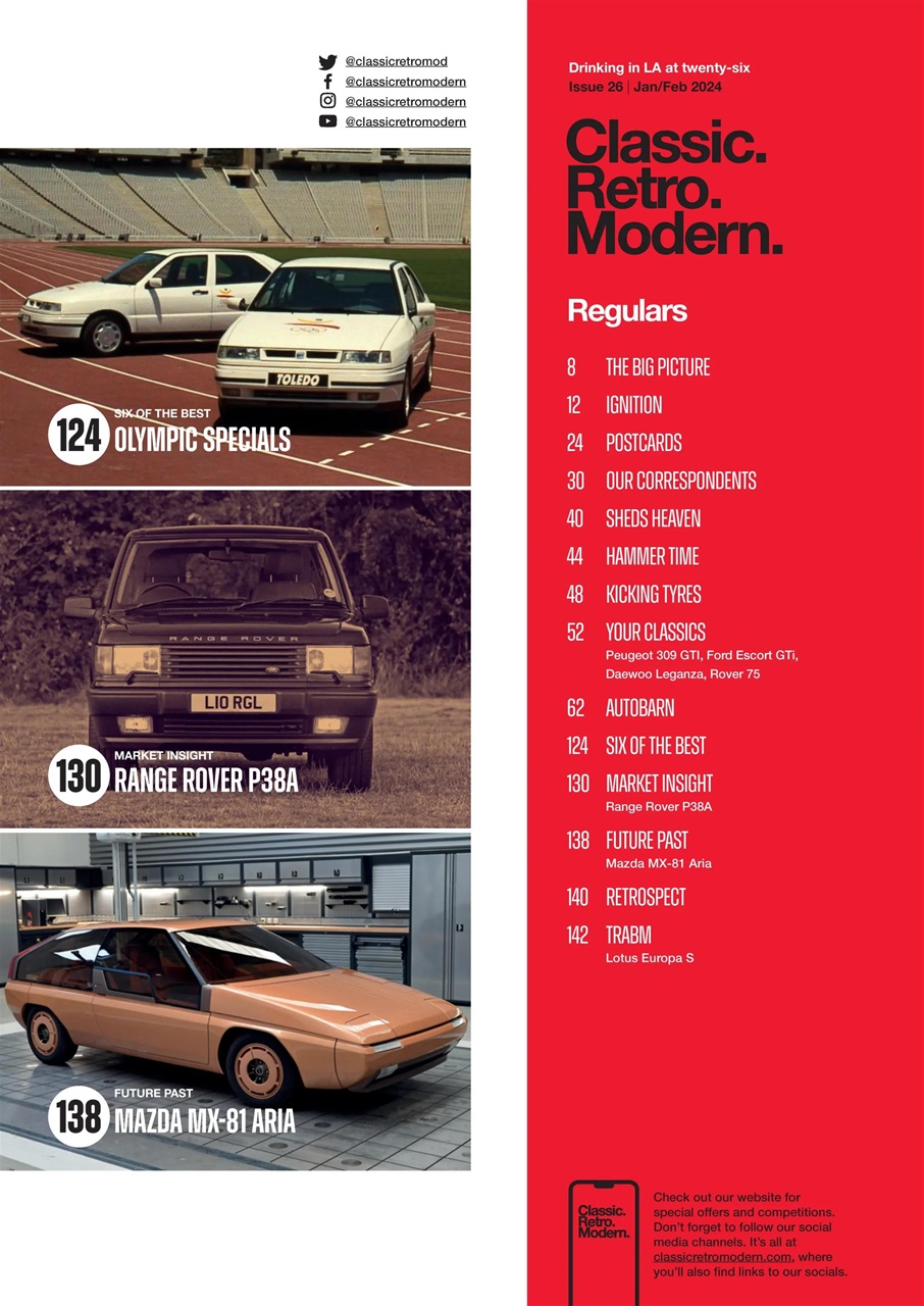 Classic Retro Modern Magazine Preview Pages