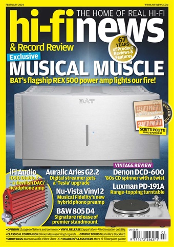 Hi-Fi News issue February 2024