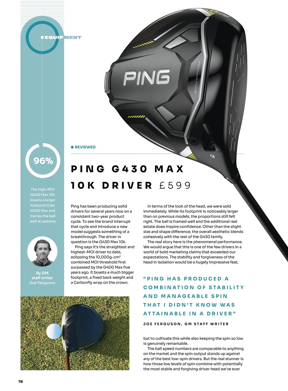 Golf Monthly Preview Pages