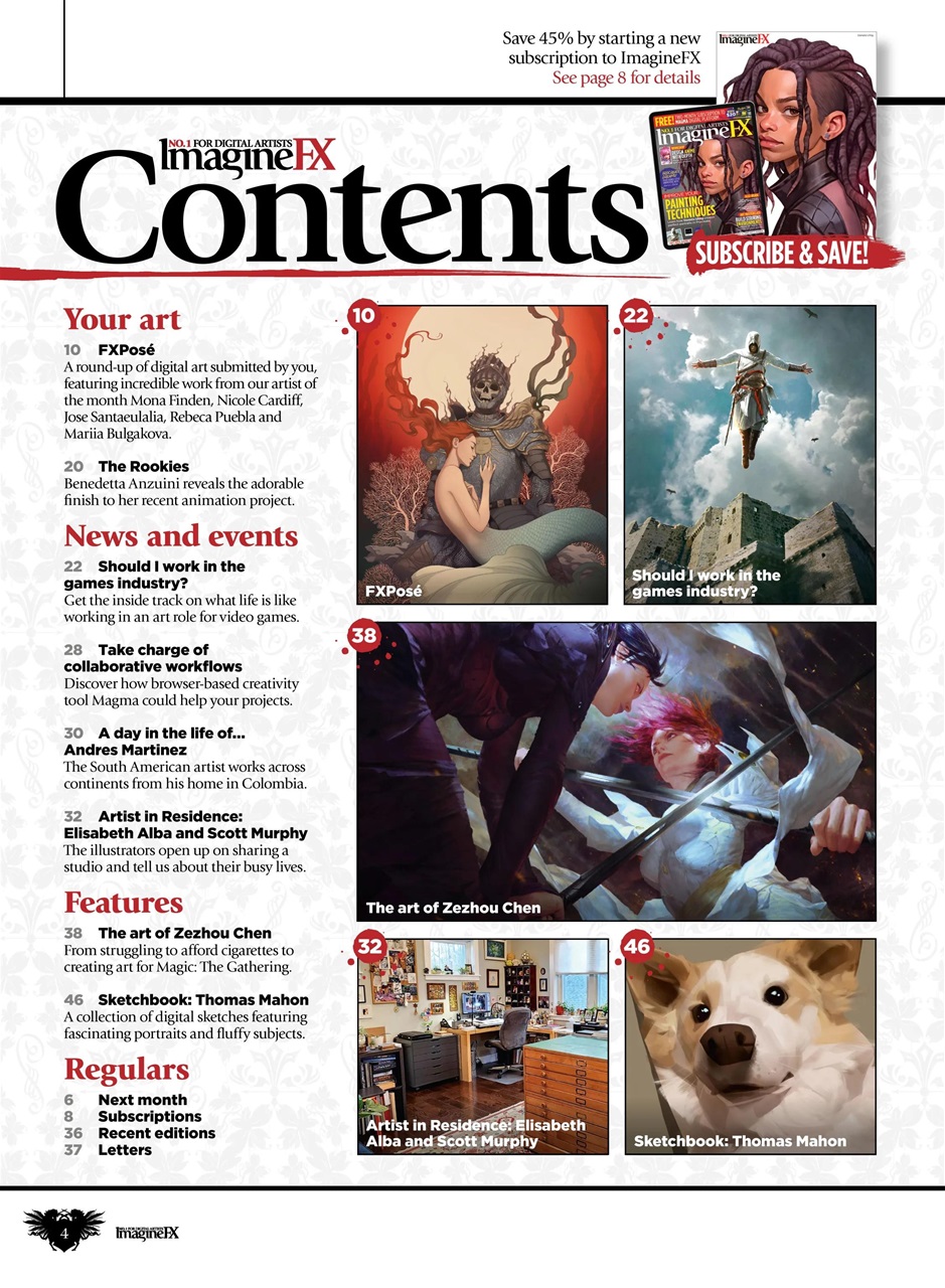 ImagineFX Preview Pages