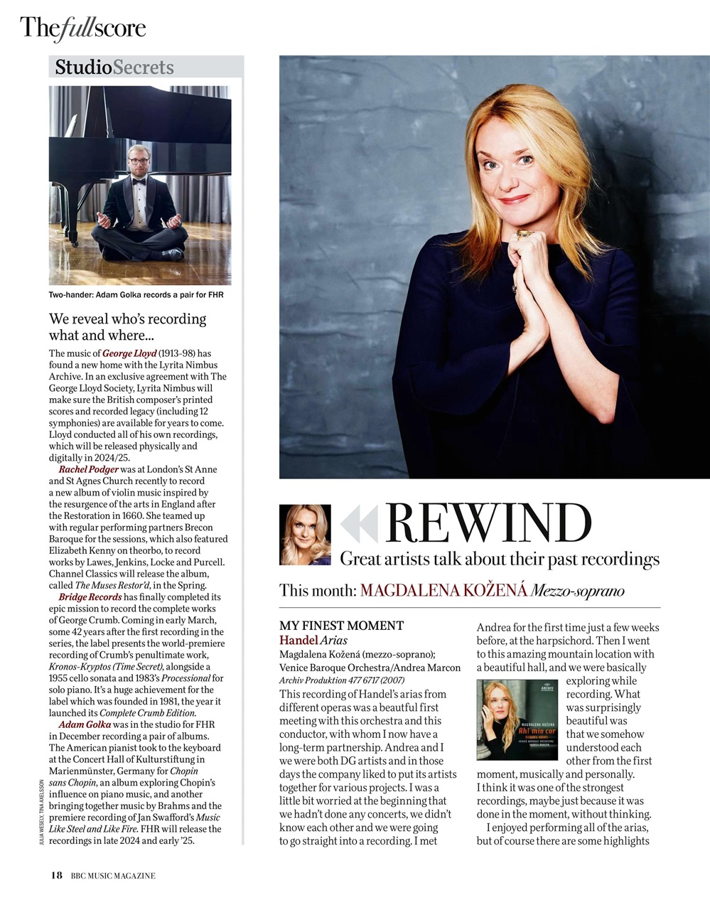 BBC Music Magazine Preview Pages