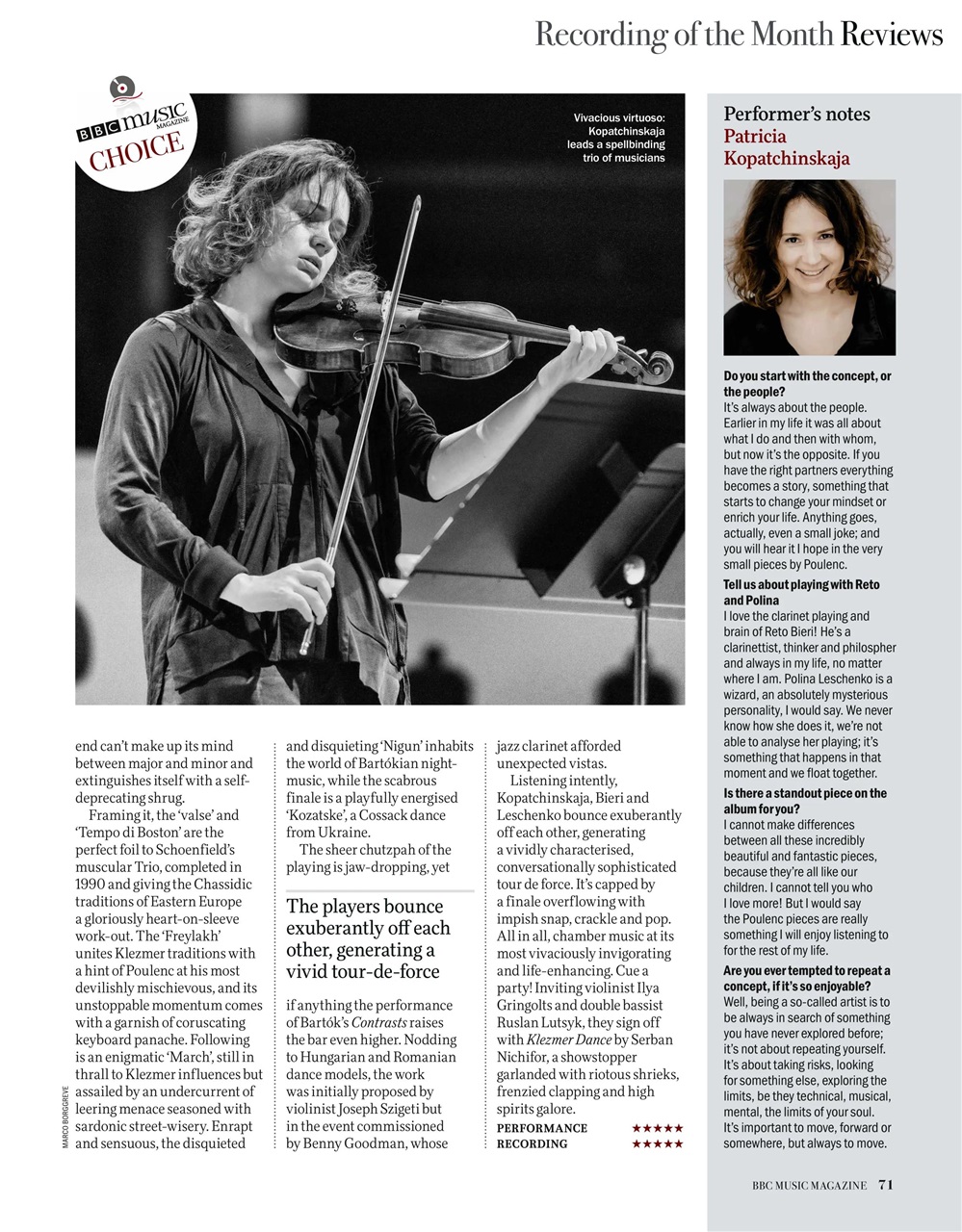 BBC Music Magazine Preview Pages