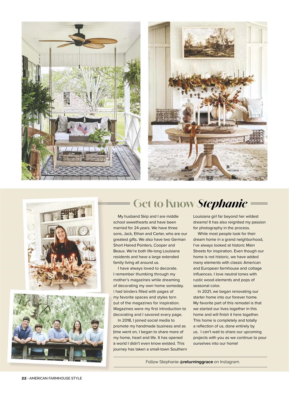 American Farmhouse Style Preview Pages