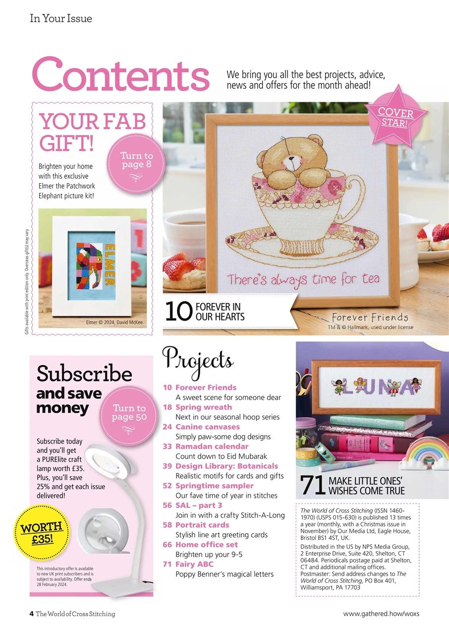 The World of Cross Stitching Preview Pages