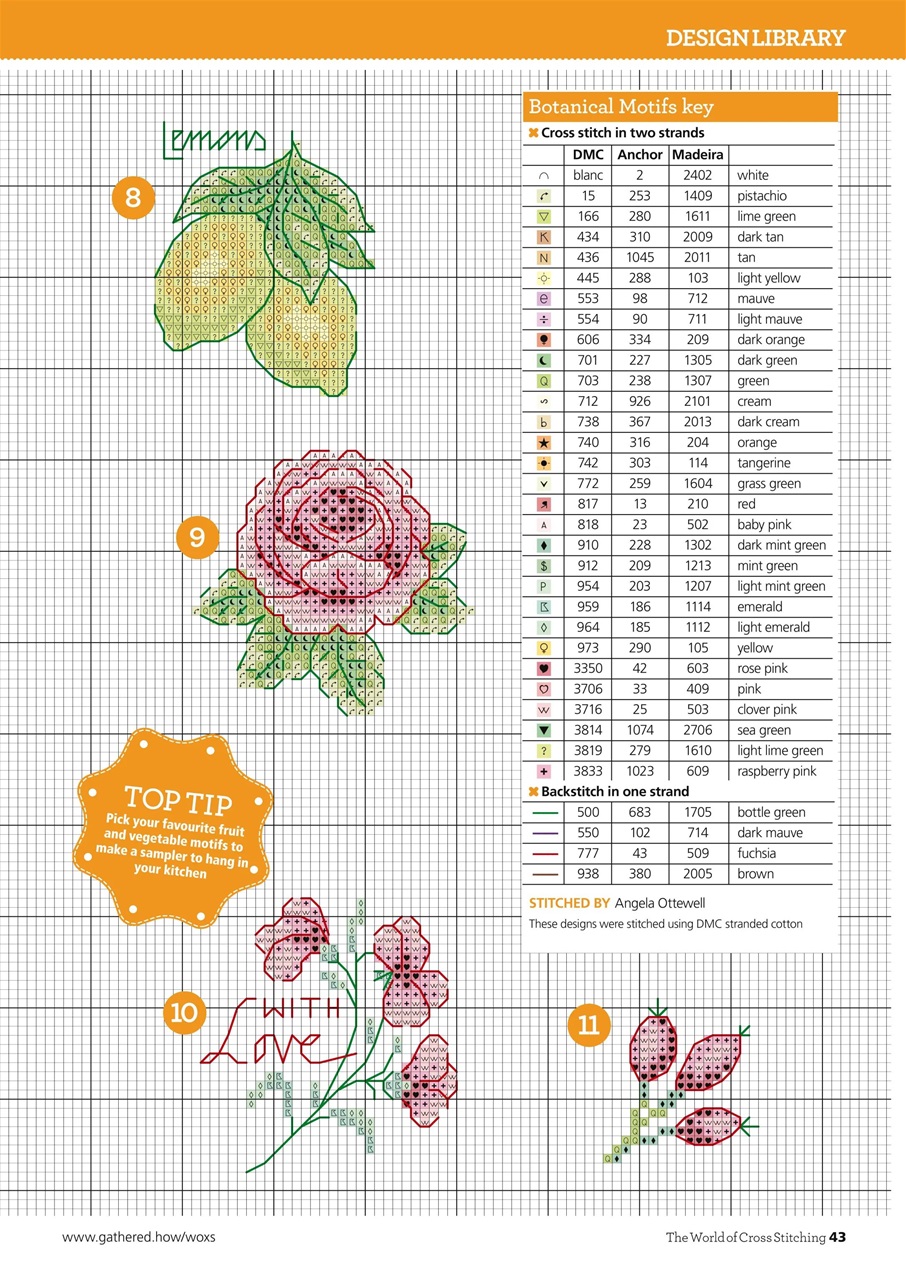 The World of Cross Stitching Preview Pages