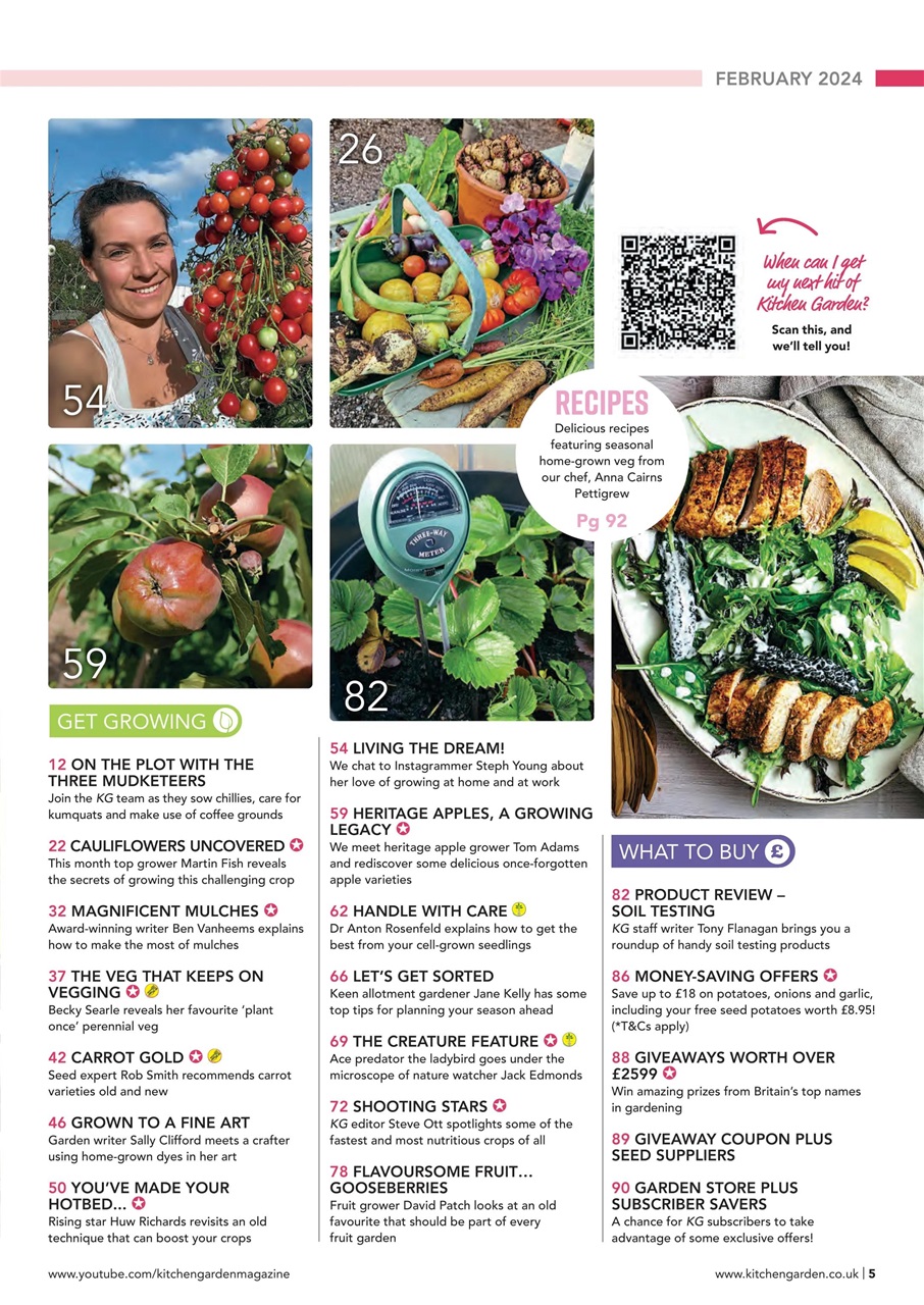 Kitchen Garden Magazine Preview Pages