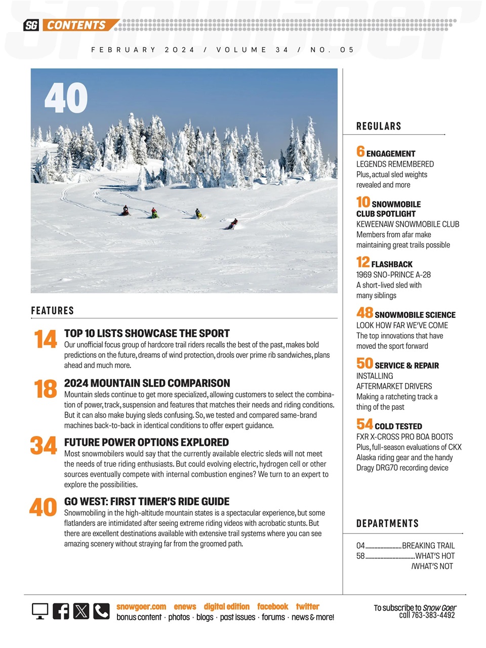 SnowGoer Preview Pages