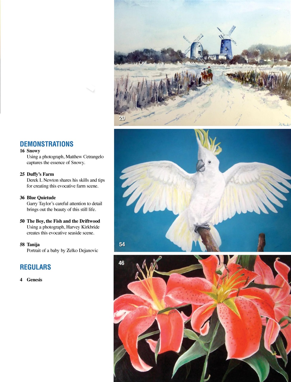 Artist's Palette Preview Pages