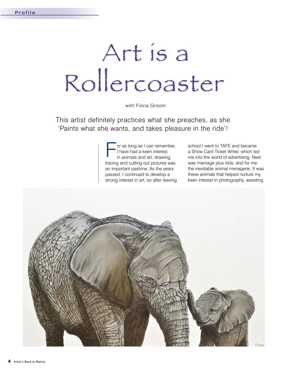 Artists Back to Basics Preview Pages