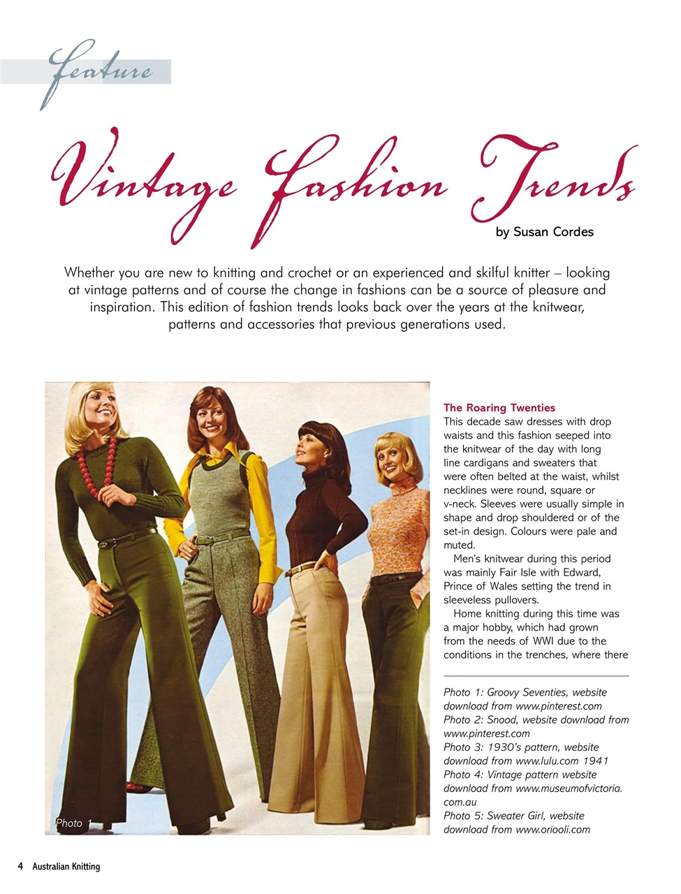 Australian Knitting Preview Pages