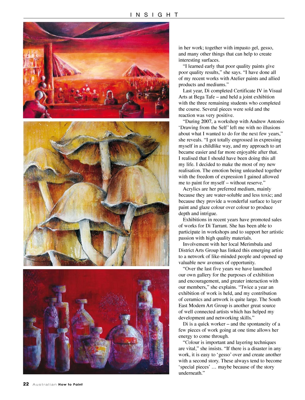 Australian How to Paint Preview Pages