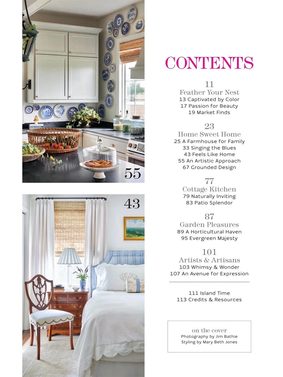 The Cottage Journal Preview Pages
