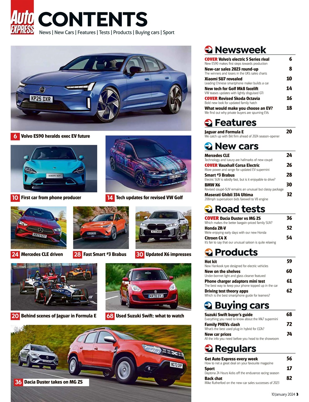 Auto Express Preview Pages