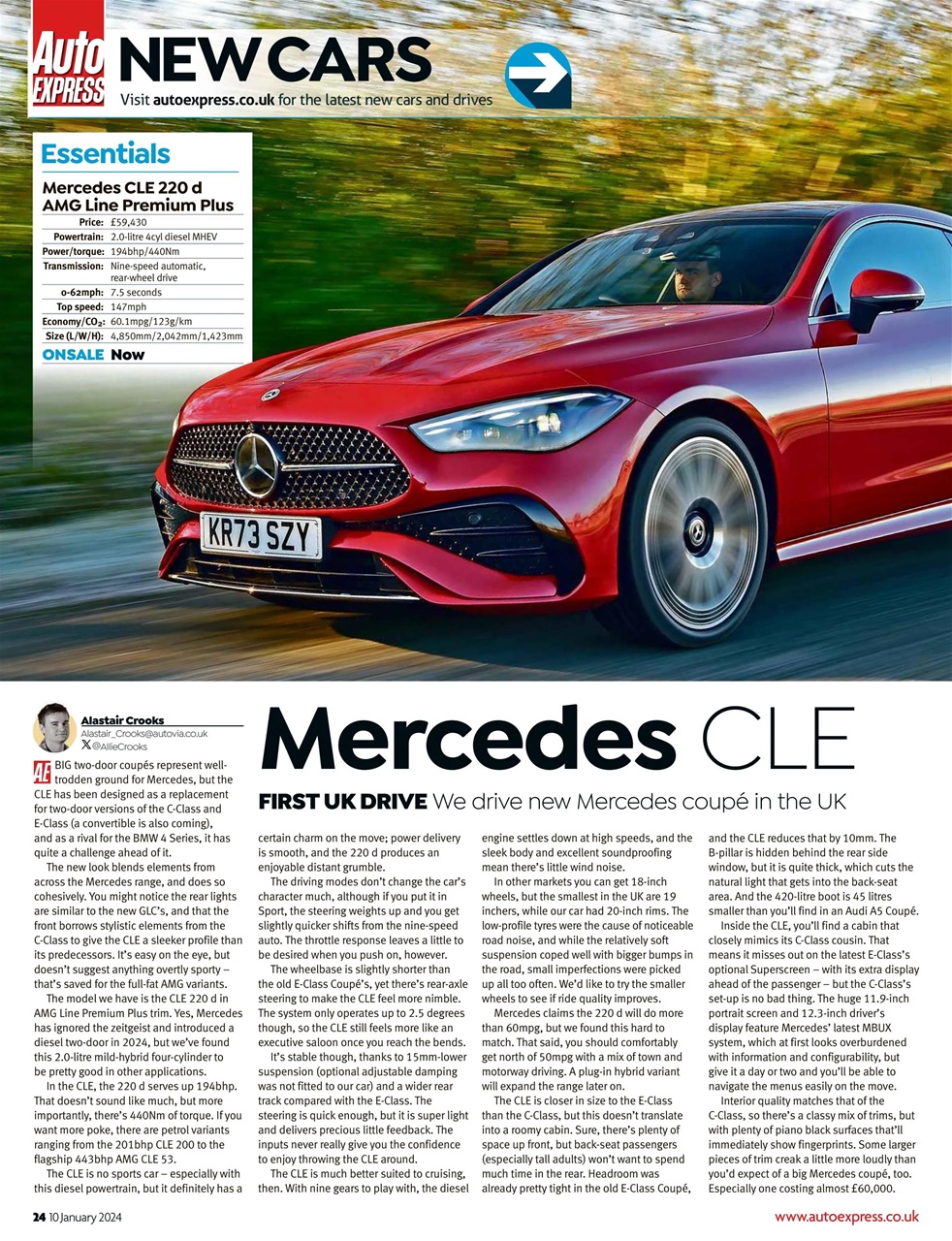 Auto Express Preview Pages