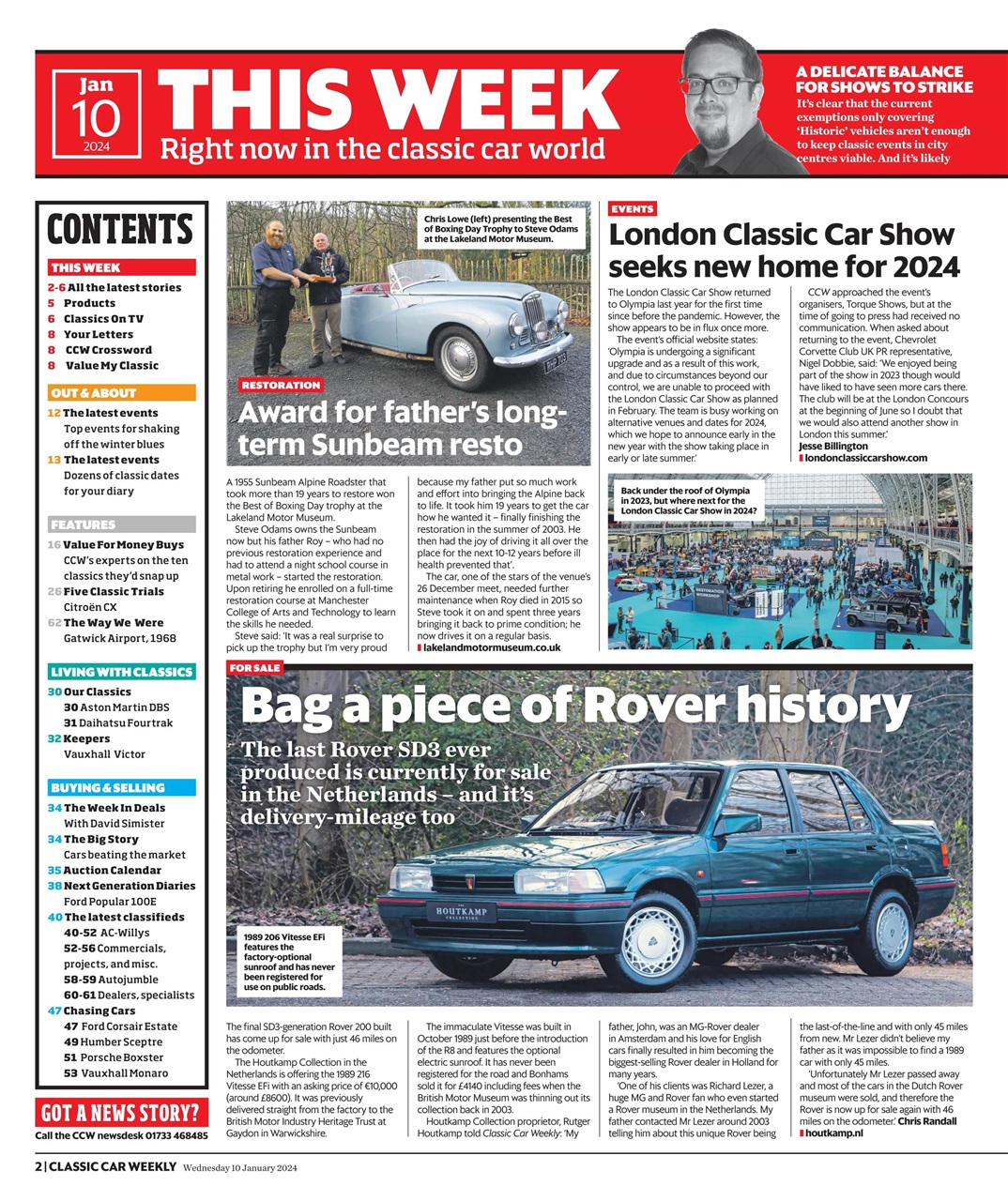 Classic Car Weekly Preview Pages