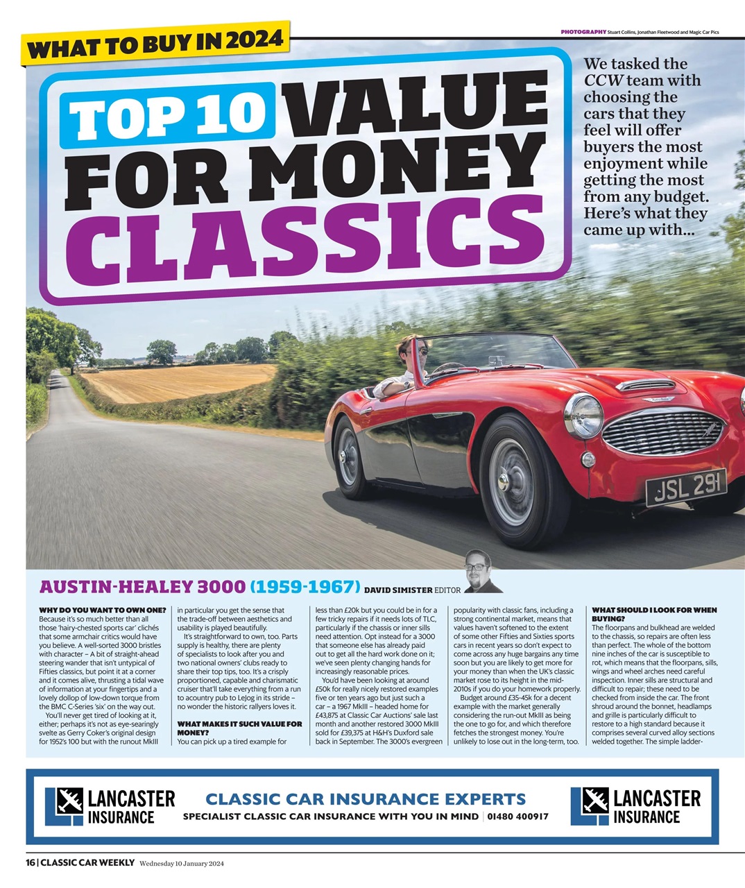 Classic Car Weekly Preview Pages