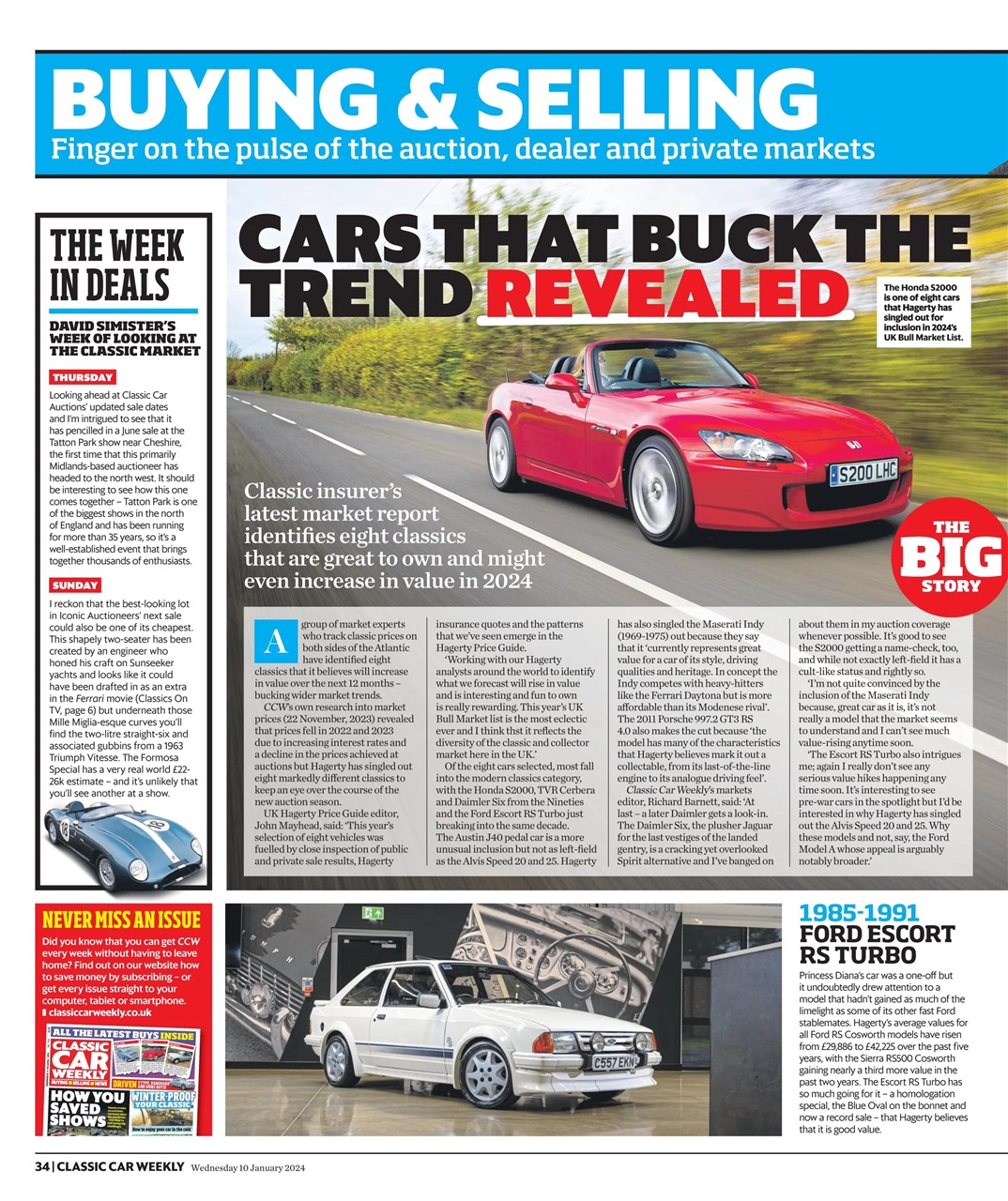 Classic Car Weekly Preview Pages