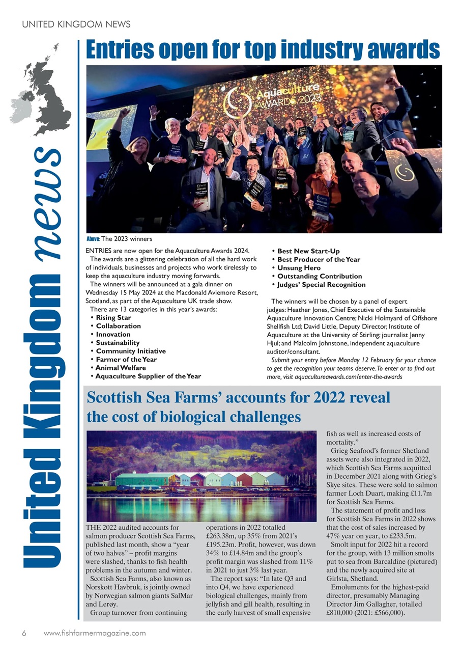 Fish Farmer Magazine Preview Pages