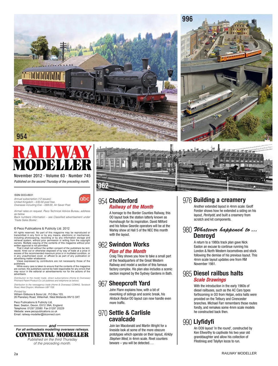 Railway Modeller Preview Pages