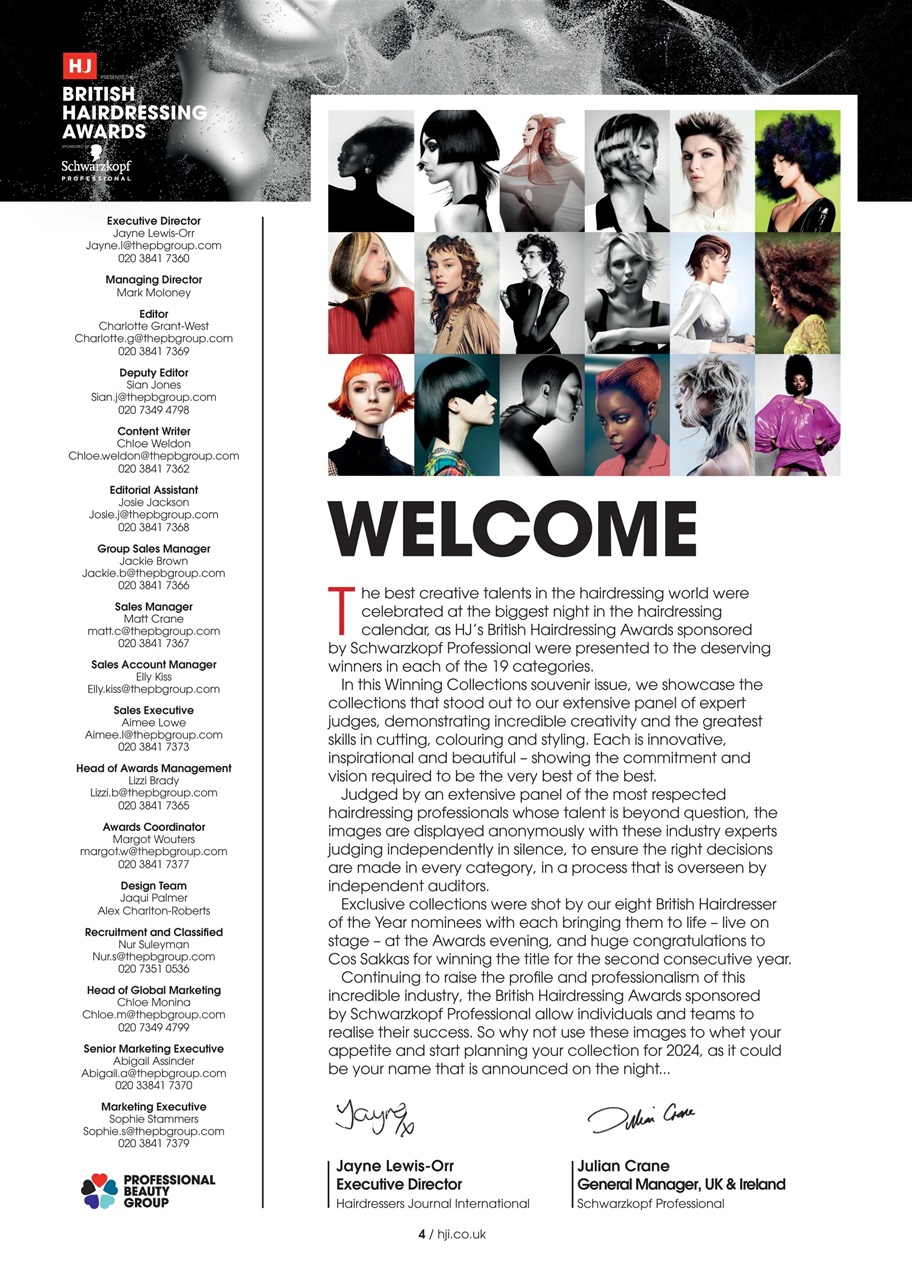 Hairdressers Journal Preview Pages