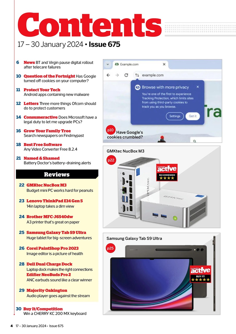 Computer Active Preview Pages