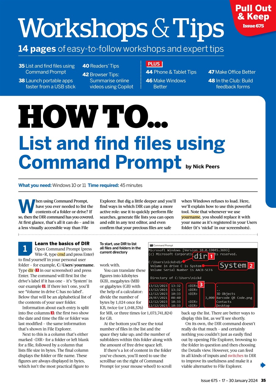 Computer Active Preview Pages